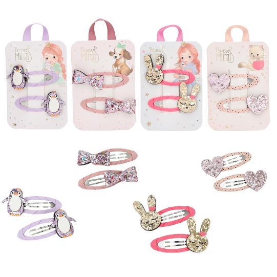 Princess Mimi Hair Clips Glitter