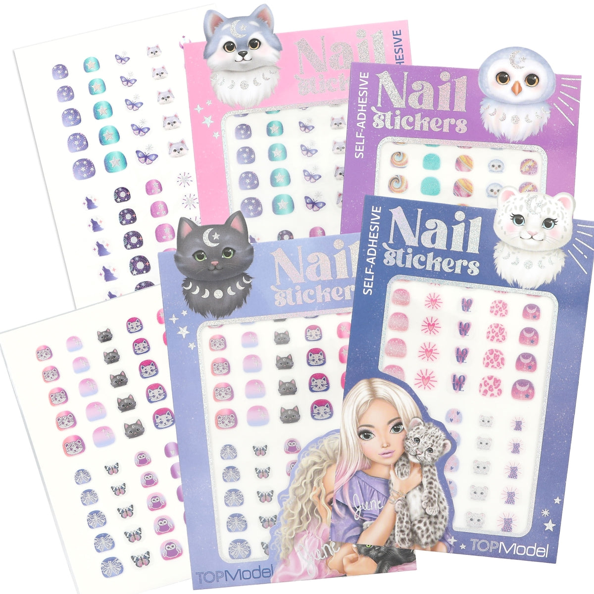 TOPModel Self-Adhesive Nail Stickers asst
