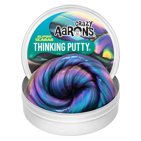Crazy Aaron's Thinking Putty 3.5" Super Scarab Color Shifting