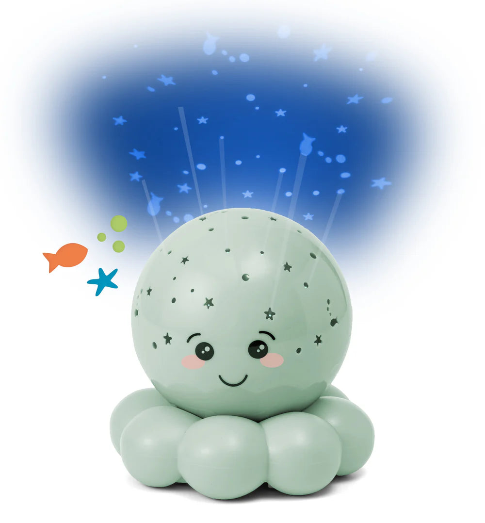 Twinkles To Go Octo Pastel Green Soothing Travel Nightlight Projector