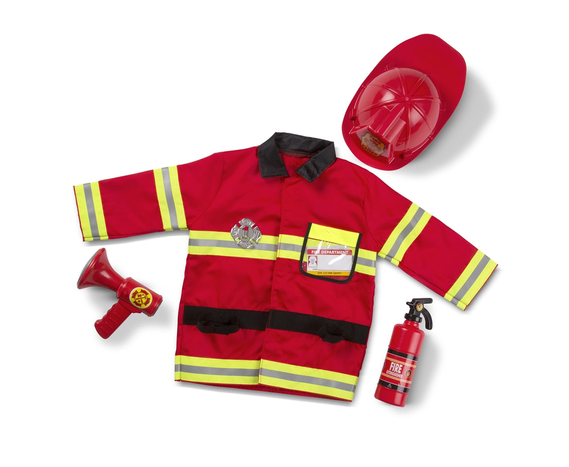 Melissa & Doug Fire Chief Role Play Costume Set