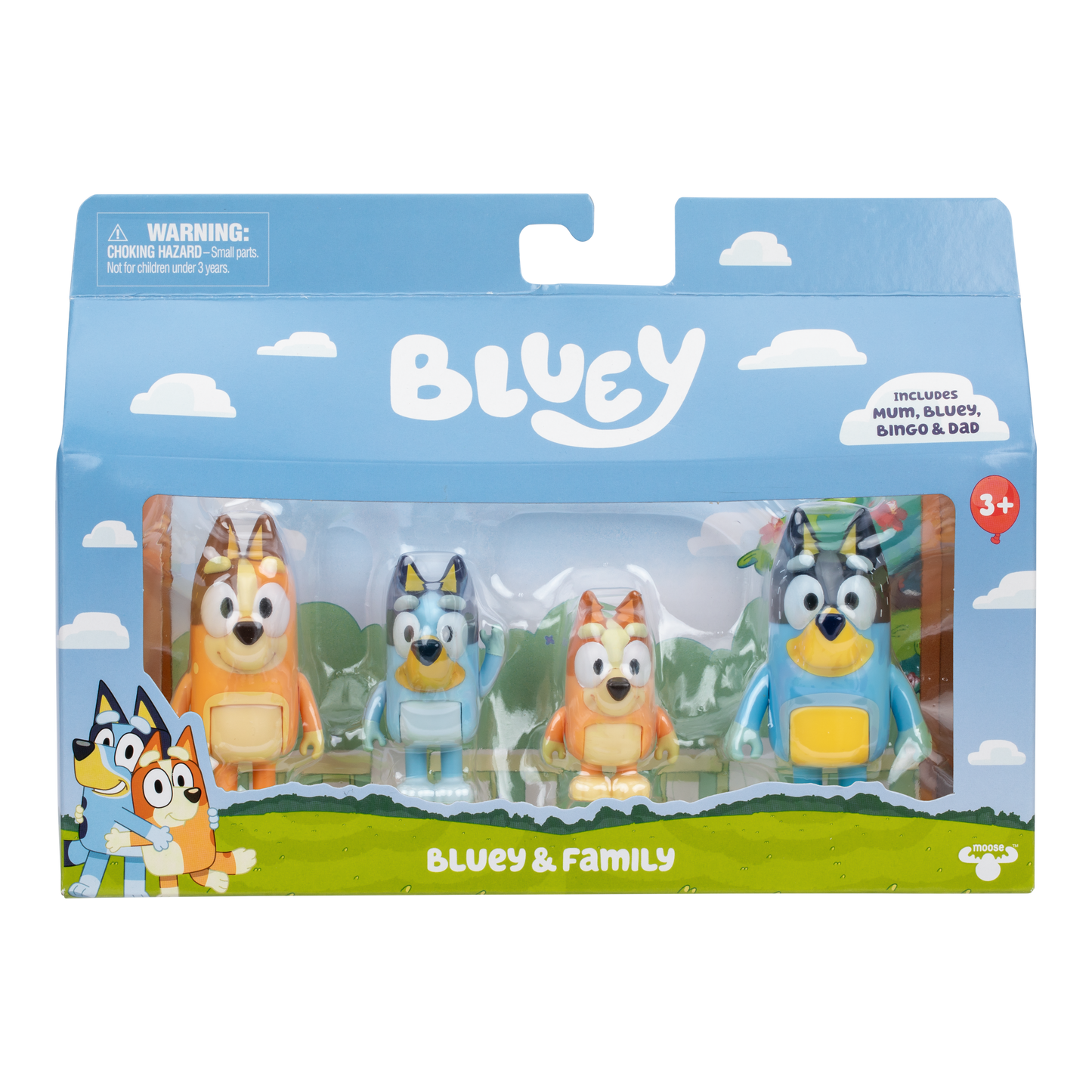 Bluey S13 Figure 4 pack - 2 asst