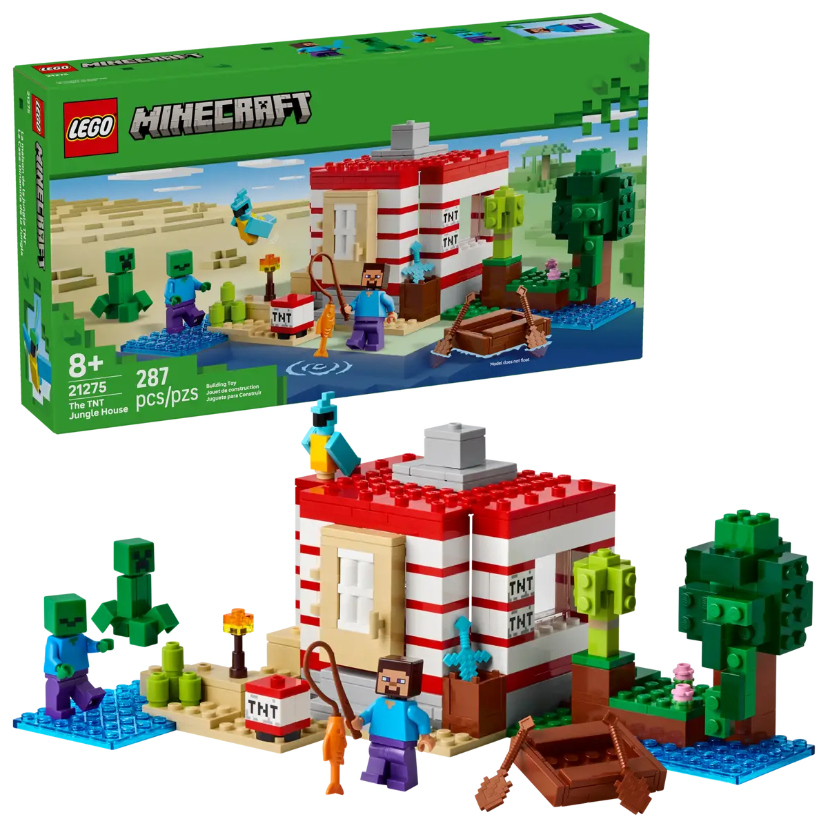 LEGO MINECRAFT - The TNT Jungle House - 21275