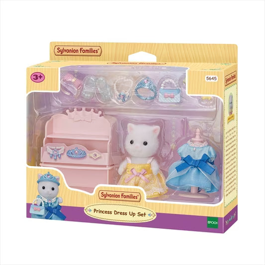 Sylvanian Families - Princess Dress Up Set - Persian Cat Girl