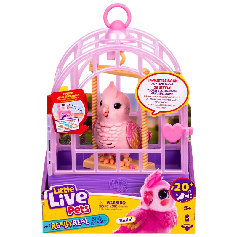 Little Live Pets My Really Real Bird & Cage