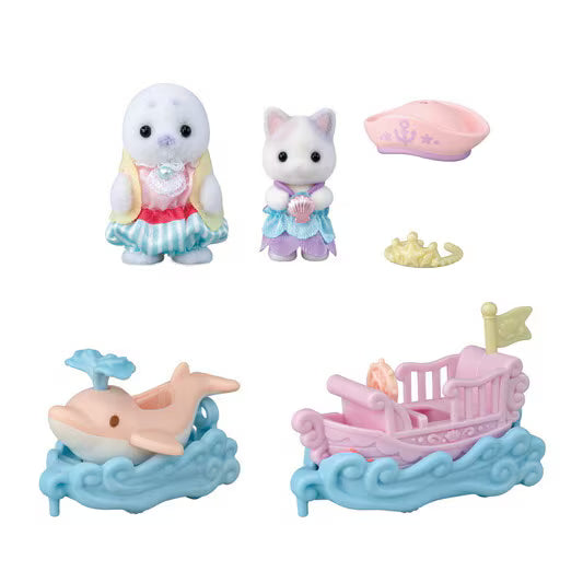 Sylvanian Families Amusement Park Ride Ride the Waves Playset 5820