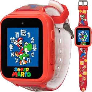Super Mario Printed Strap Interactice Watch