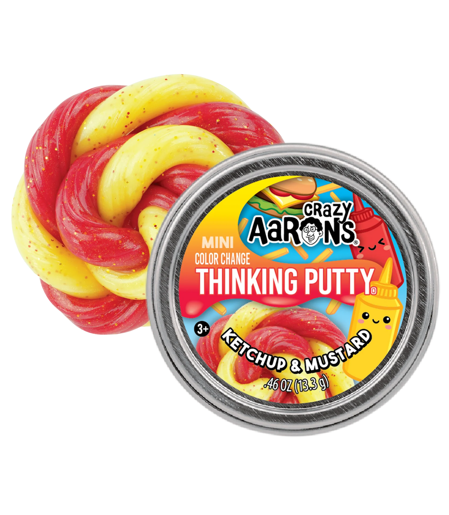 Crazy Aaron's Putty Mini - Ketchup & Mustard