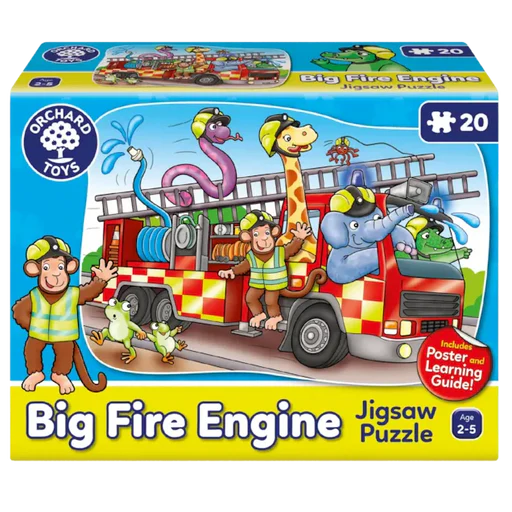 Big Fire Engine Jigsaw Puzzle 20pc