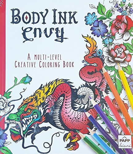 Adult Colouring Book Body Ink Envy