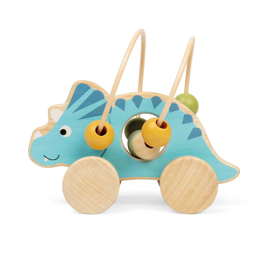 Push Along Bead Frame - Triceratops