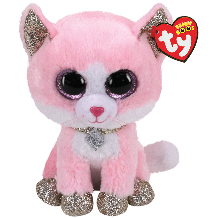 Fiona - Pink Cat - TY 6 Beanie Boo