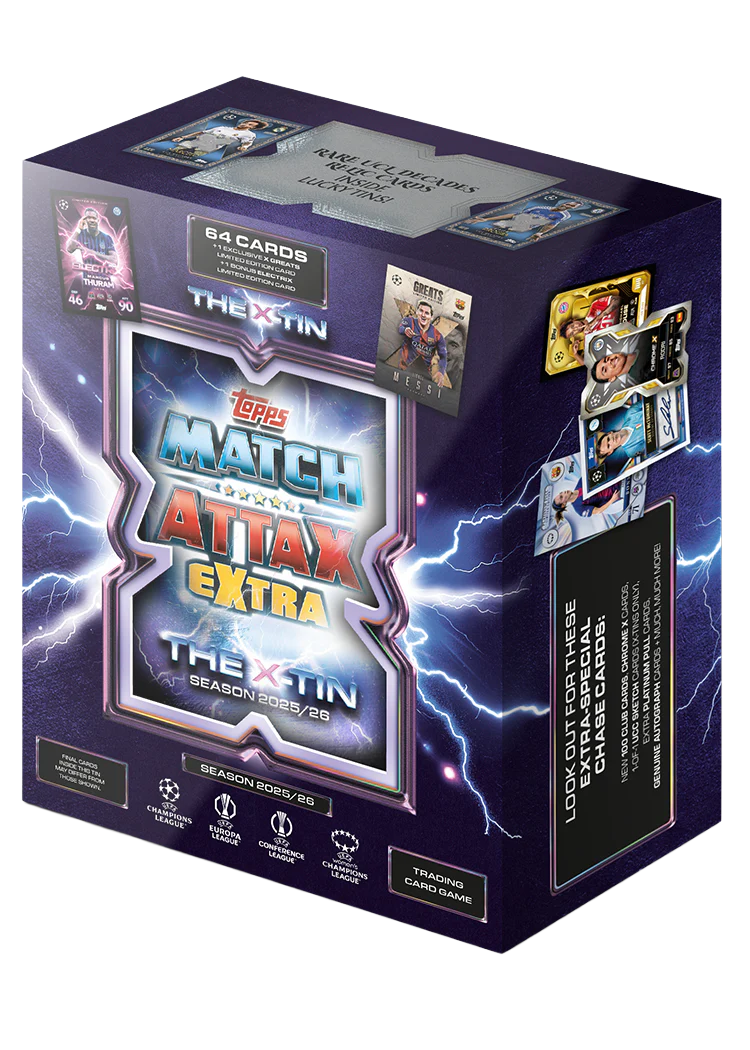UCL Match Attax Extra 2026 The X-Tin