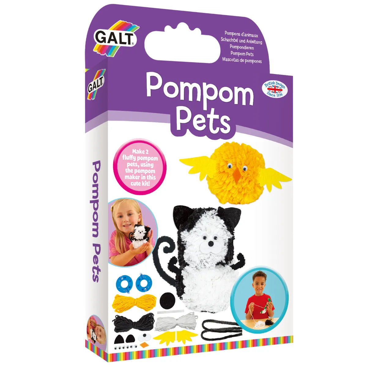 Galt Pom Pom Pets Mini Craft Kit