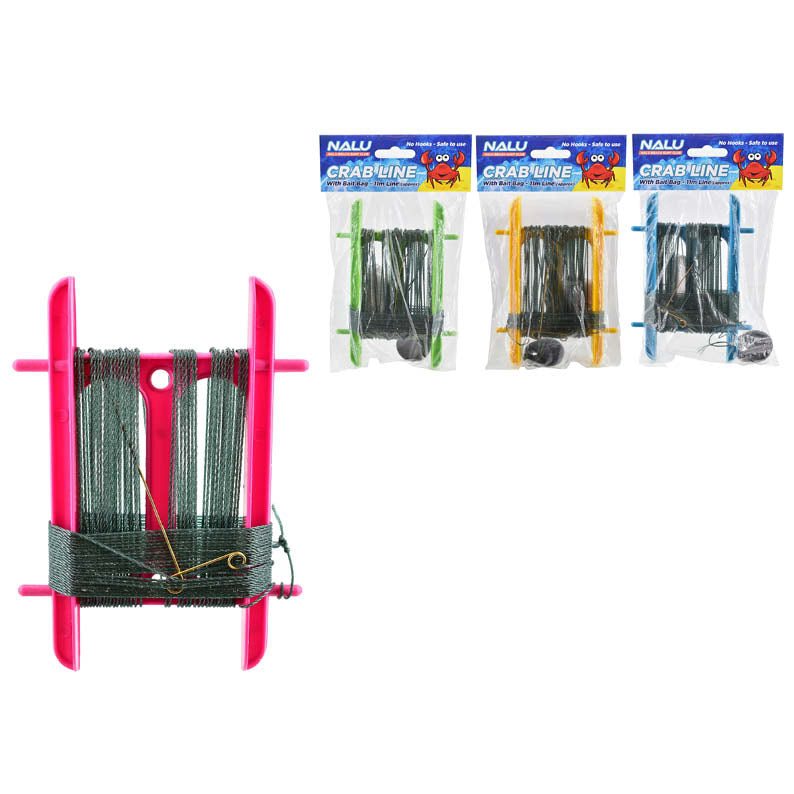 15cm Plastic Free Crab Line with Bait Bag (Go Golly Fishing!)
