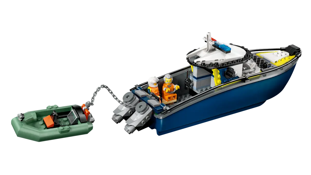 LEGO CITY Police Boat Chase with Speedboat - 60456