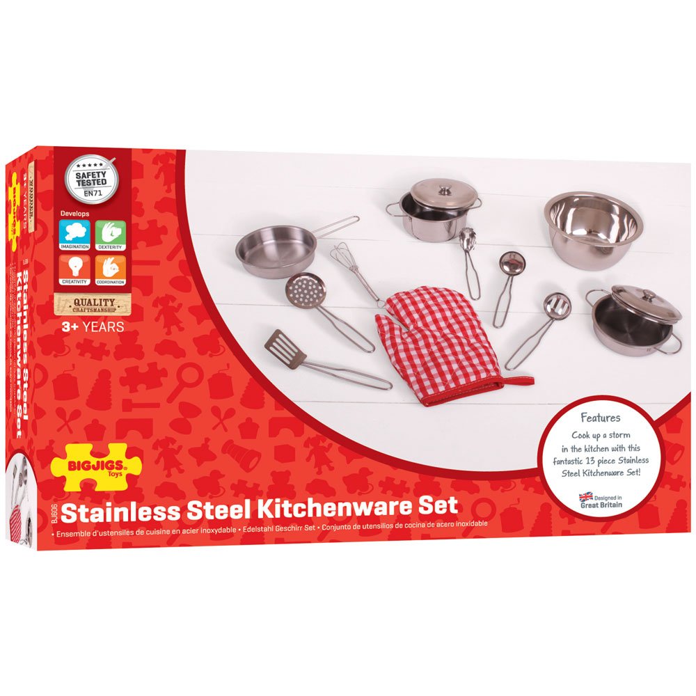 BigJigs Stainless Steel Kitchenware Set