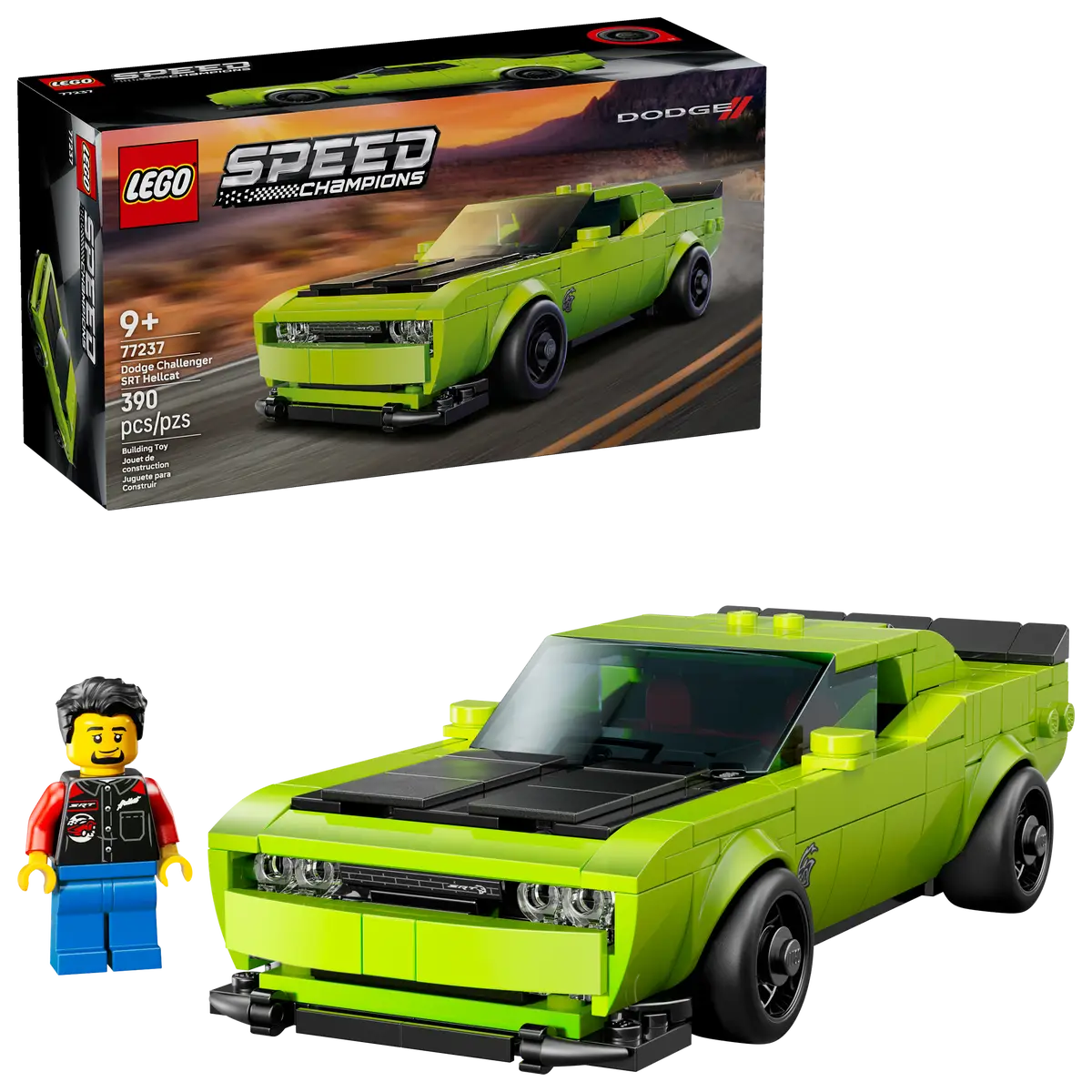LEGO SPEED CHAMPIONS - Dodge Challenger SRT Hellcat Sports Car - 77237