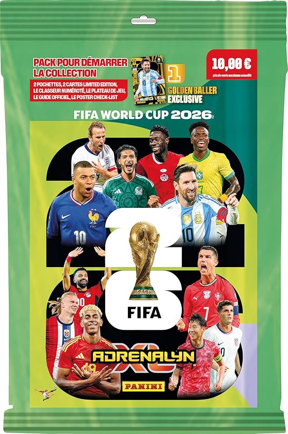 Panini Adrenalyn XL Fifa World Cup 2026 Single Booster