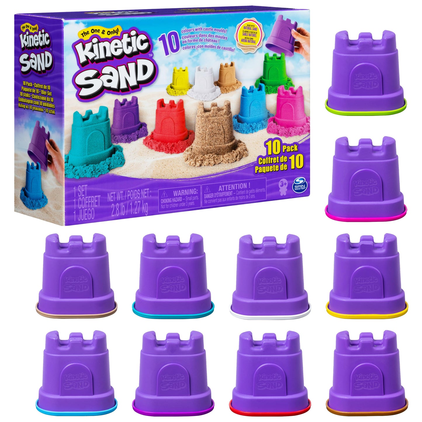 Kinetic Sand 10pk Single Containers