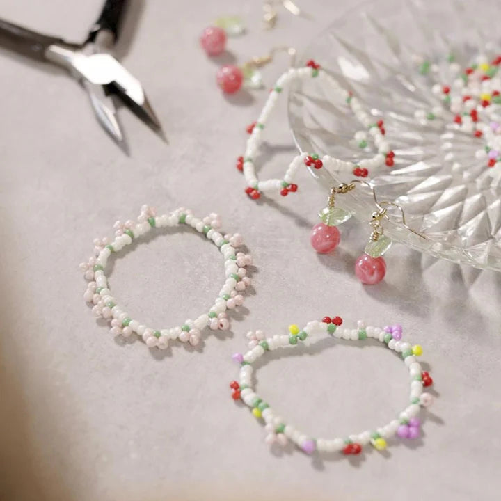 Mini Craft Kit Jewellery Elastic Bracelet and Earring
