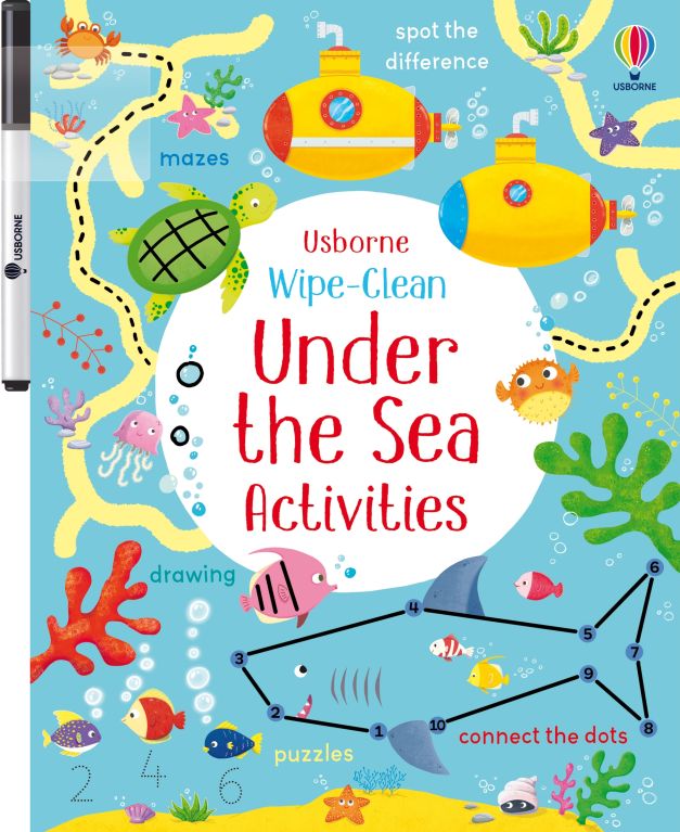 Usborne Wipe Clean Under the Sea Activities