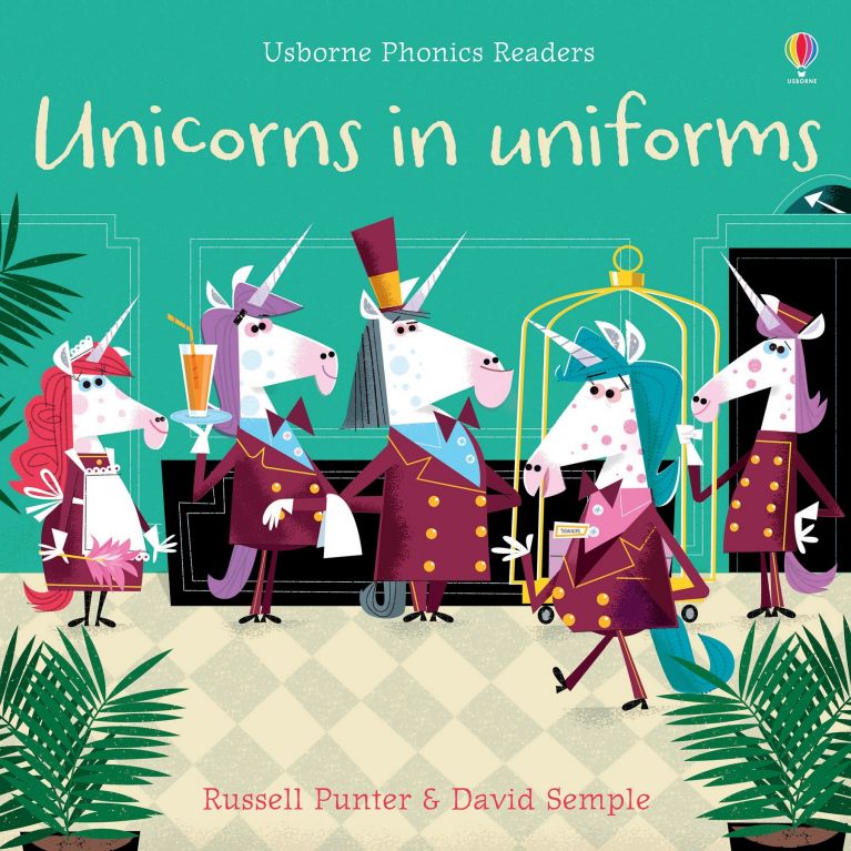 Usborne Phonics Unicorns in Uniforms