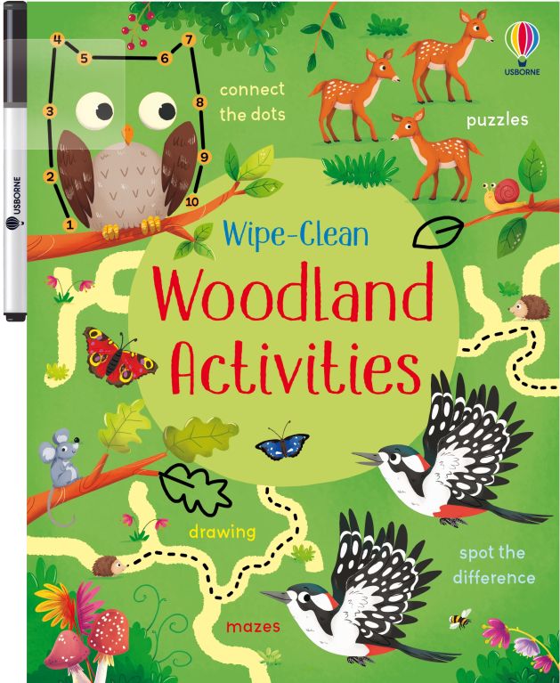 Usborne Wipe Clean - Woodland Activities