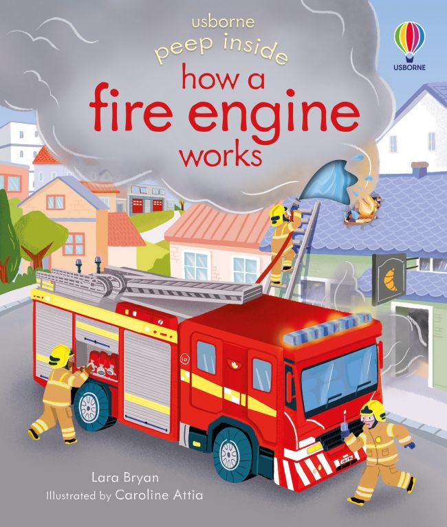 Usborne Peep How a Fire Engine Works