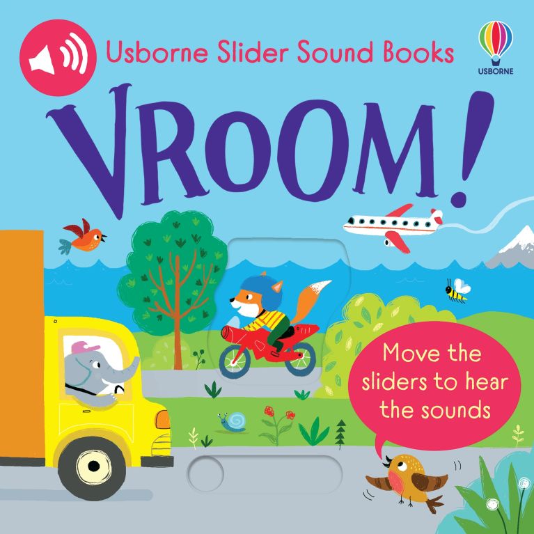 Slider Sound Books - VROOM!