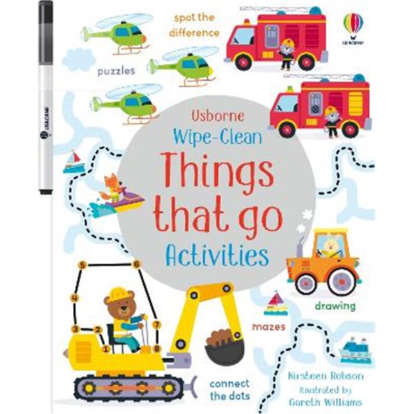 Wipe-Clean Things That Go Activities