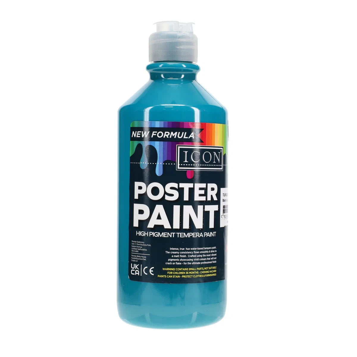 Icon Poster Paint 500ml Turquoise