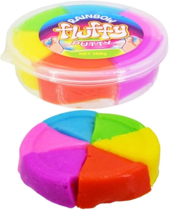 Rainbow Fluffy Putty 168g