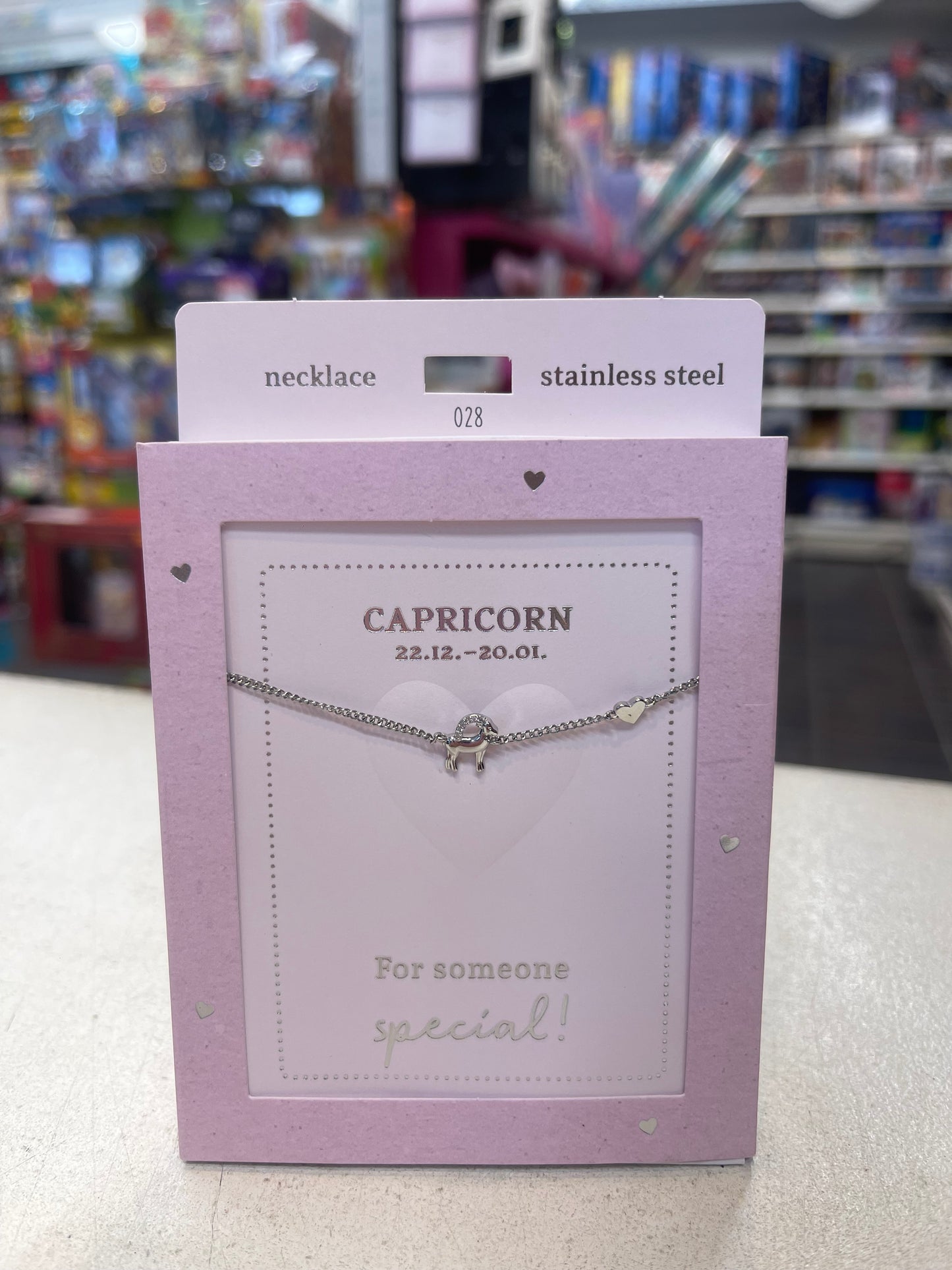 Heart of Gold Necklace - For Someone Special Capricorn - 028