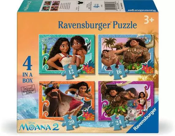 Moana 2 - 4 in a Box - Ravensburger