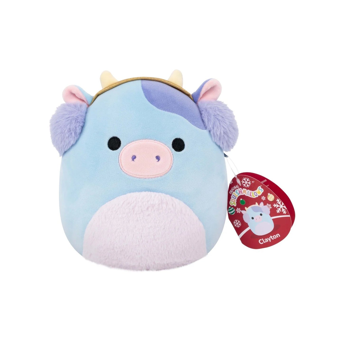 Squishmallows Christmas - 7.5" - Clayton the Cuddly Cow