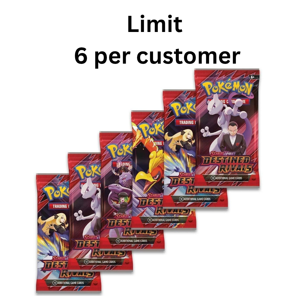 Pokemon TCG Scarlet and Violet Destined Rivals Booster Pack Single *LI   Toy Corner