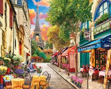 Paint By Numbers Paris Alley Rolled Canvas