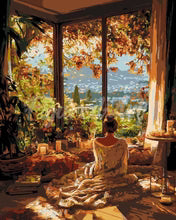 Paint By Numbers Cosy Autumn Morning Rolled Canvas