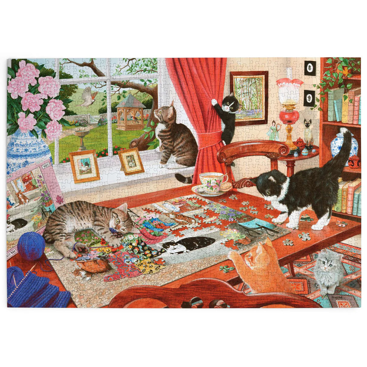Puzzling Paws 1000pc House of Puzzles Jigsaw