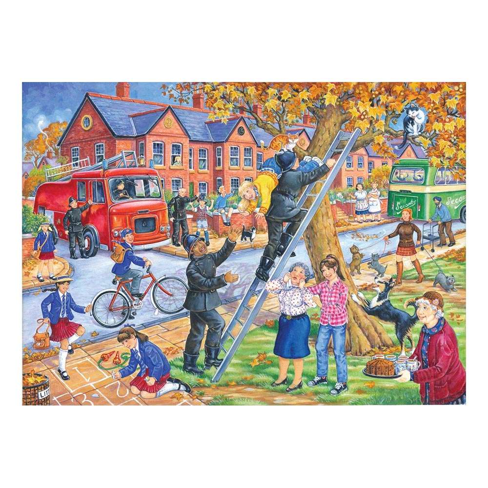 Saving Miss Kitty BIG 250 House of Puzzles Jigsaw