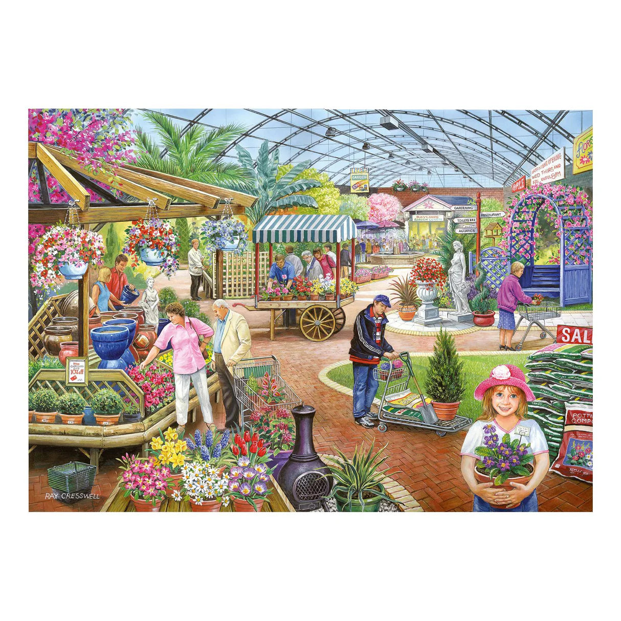 At The Garden Centre 500 piece House of Puzzles Jigsaw