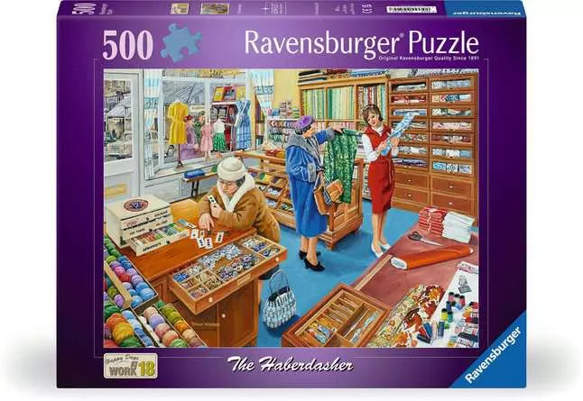 Happy Days At Work - The Haberdasher - 500 piece - Ravensburger