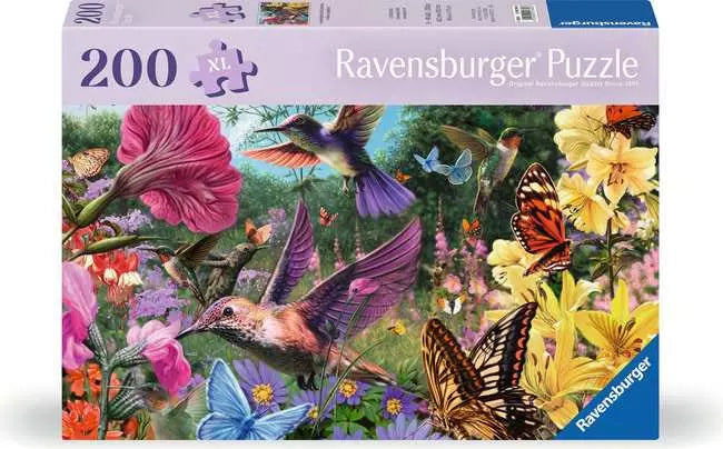 Hummingbirds and Butterflies - 200pc XL - Ravensburger Jigsaw