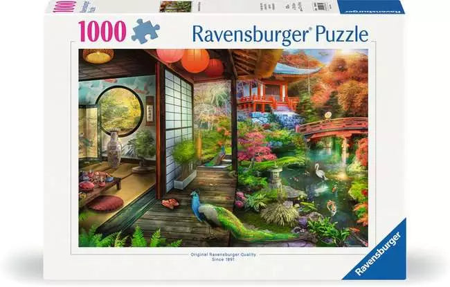 Japanese Garden Teahouse 1000pc Ravensburger Jigsaw