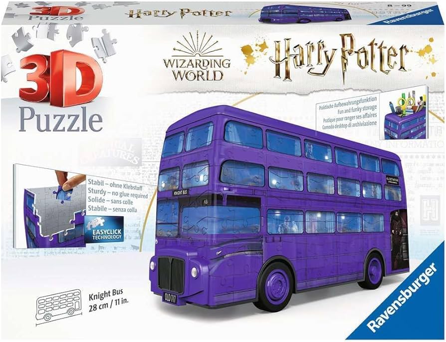 Bus Ridire - Puzal 3D Harry Potter - Ravensburger 11158