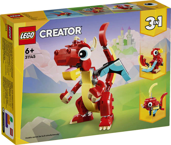 LEGO Cruthaitheoir - dragon dearg 31145