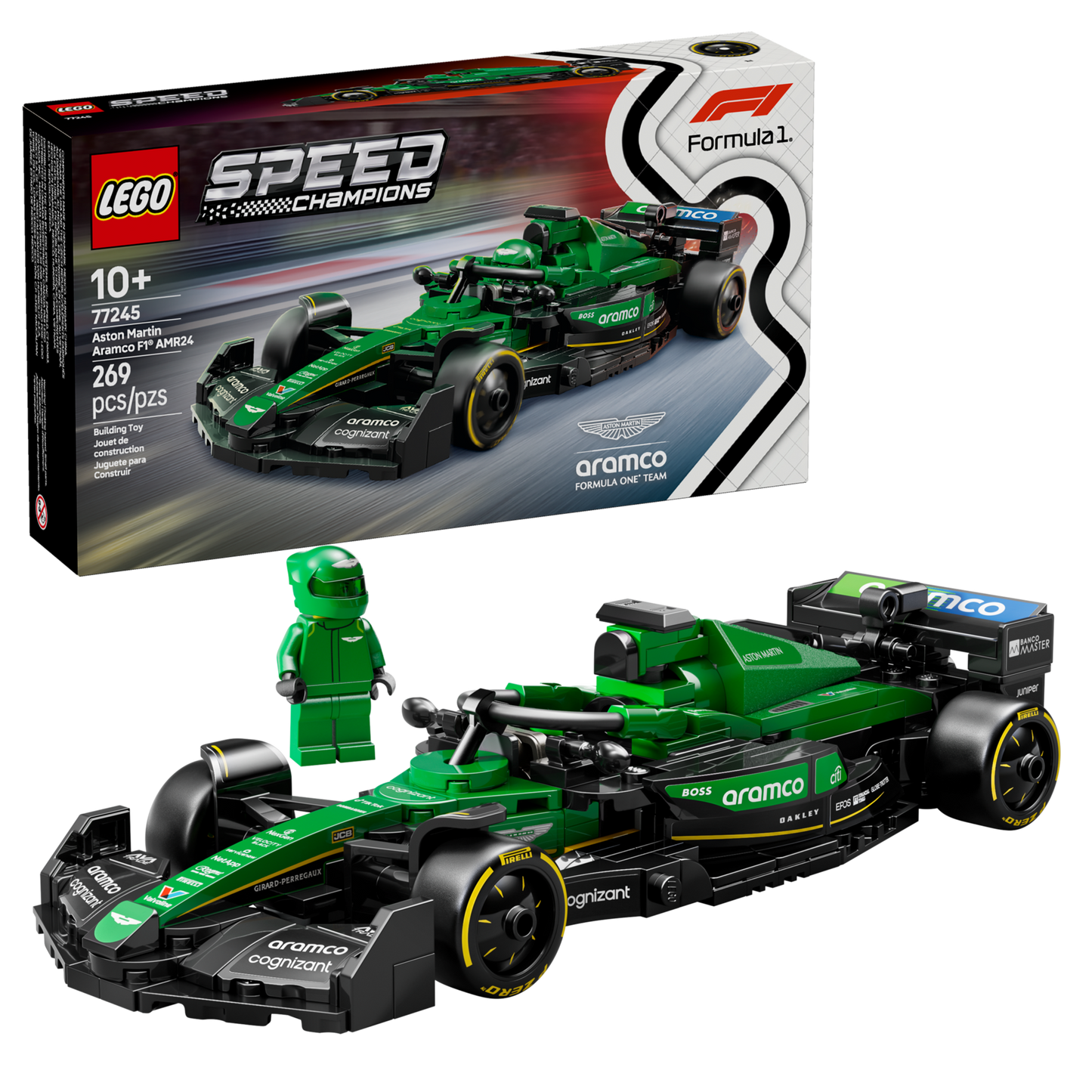LEGO SPEED CHAMPIONS - Formula 1 Aston Martin Aramco F1 AMR24 - 77245