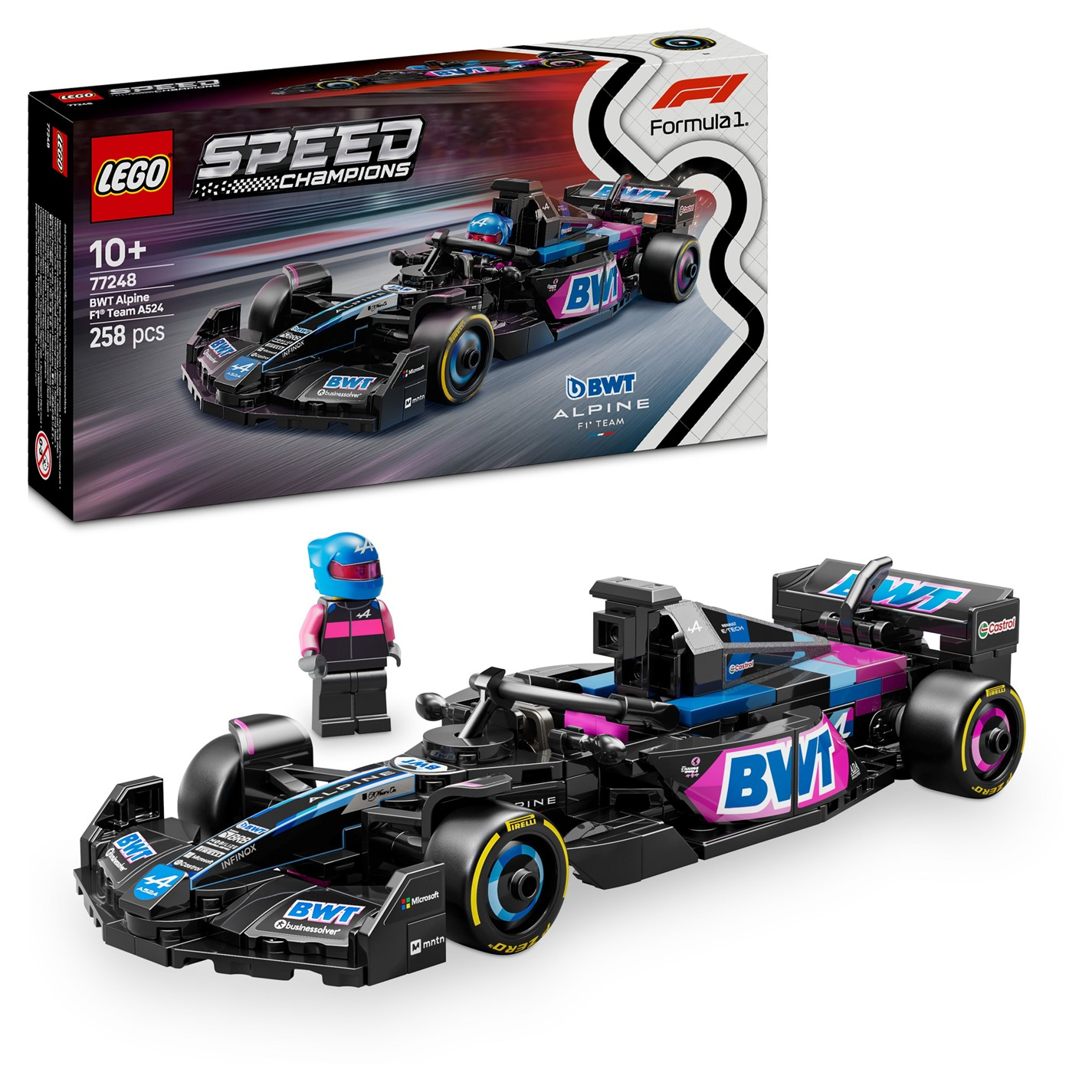 LEGO SPEED CHAMPIONS - Formula 1 BWT Alpine F1 Team A524 - 77248