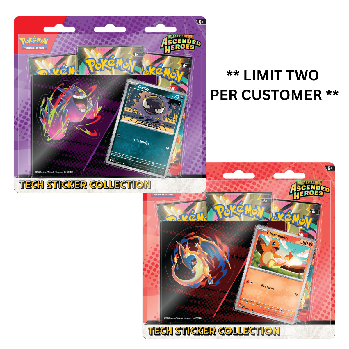 Pokemon TCG Mega Evolution Ascended Heroes - Tech Sticker Collection